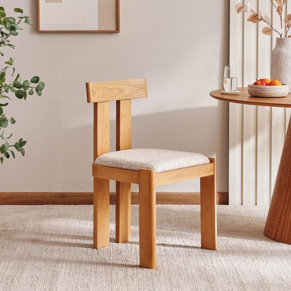 VALORIS DINING CHAIR NATURAL BEIGE